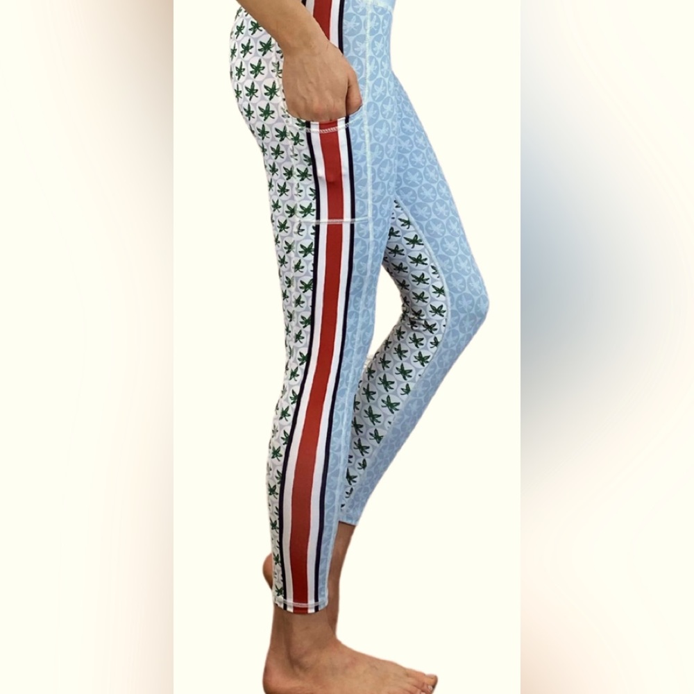 Bend Leggings- Buckeye Game Day Leggings